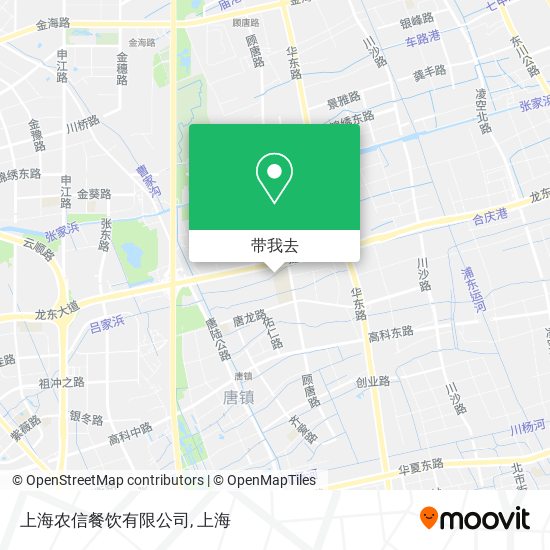 上海农信餐饮有限公司地图