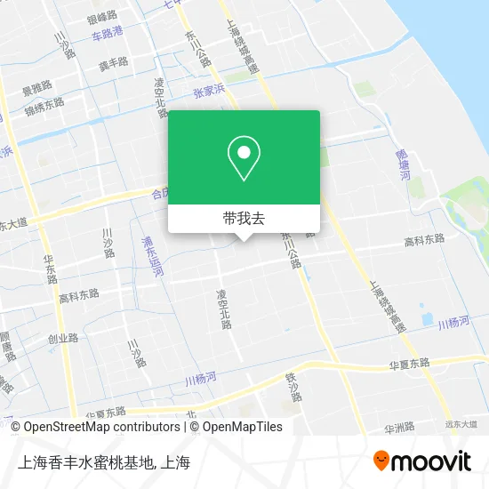 上海香丰水蜜桃基地地图