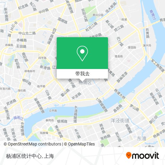 杨浦区统计中心地图