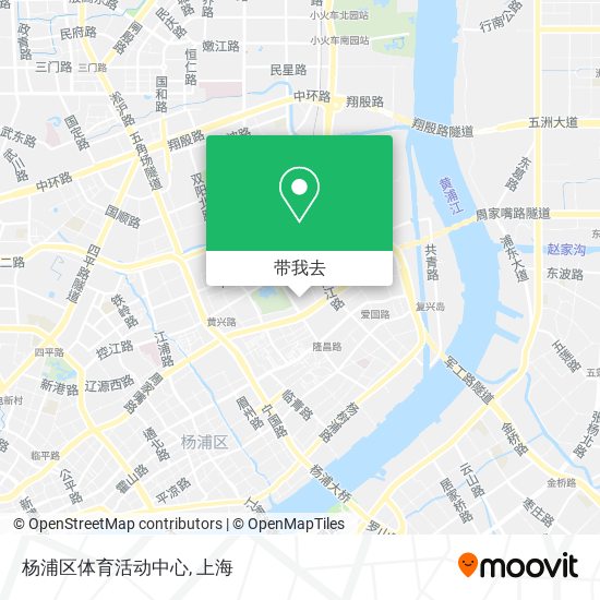 杨浦区体育活动中心地图