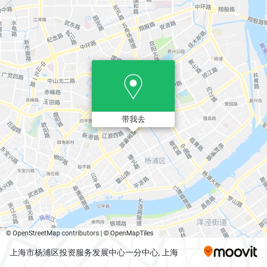 上海市杨浦区投资服务发展中心一分中心地图