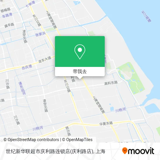 世纪新华联超市庆利路连锁店(庆利路店)地图