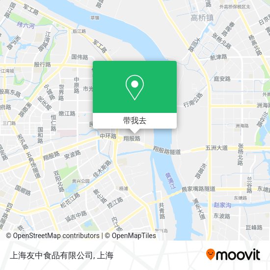 上海友中食品有限公司地图