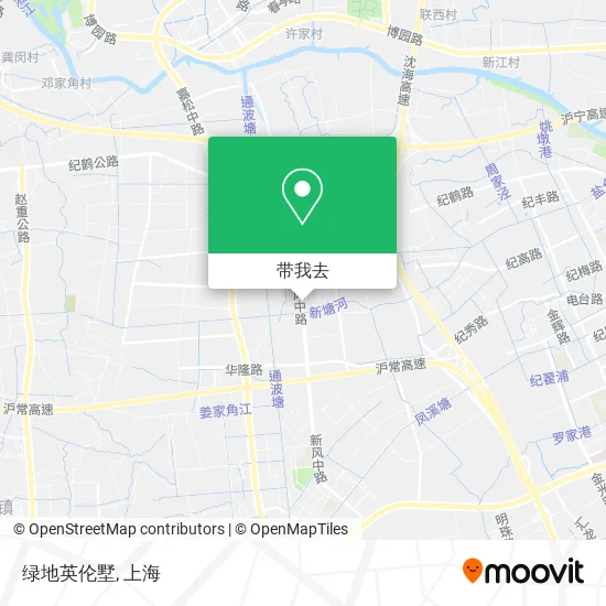 绿地英伦墅地图