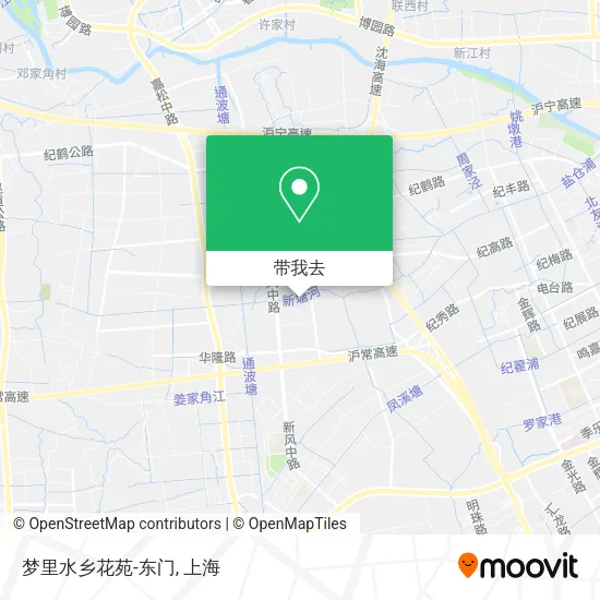 梦里水乡花苑-东门地图