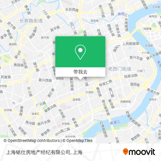 上海铭仕房地产经纪有限公司地图