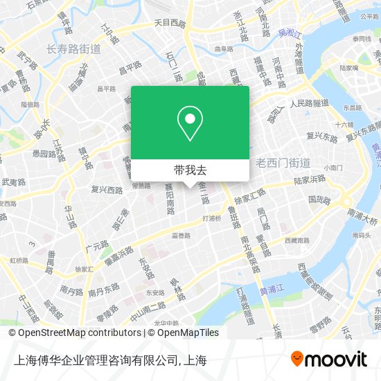 上海傅华企业管理咨询有限公司地图