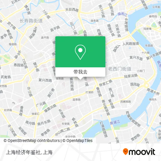 上海经济年鉴社地图