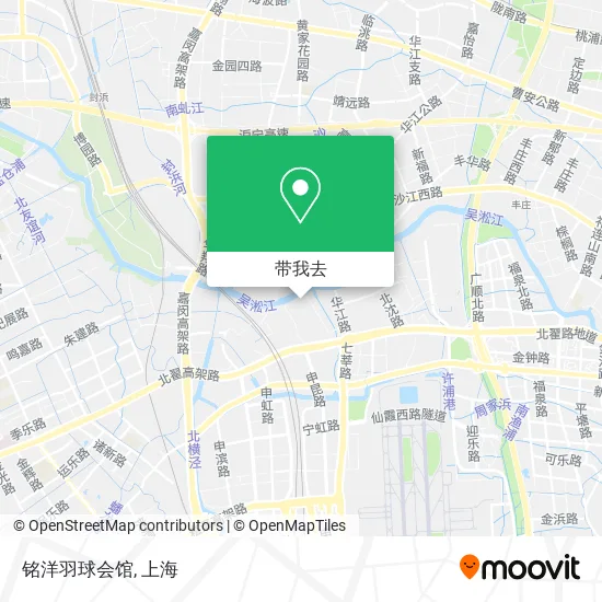 铭洋羽球会馆地图