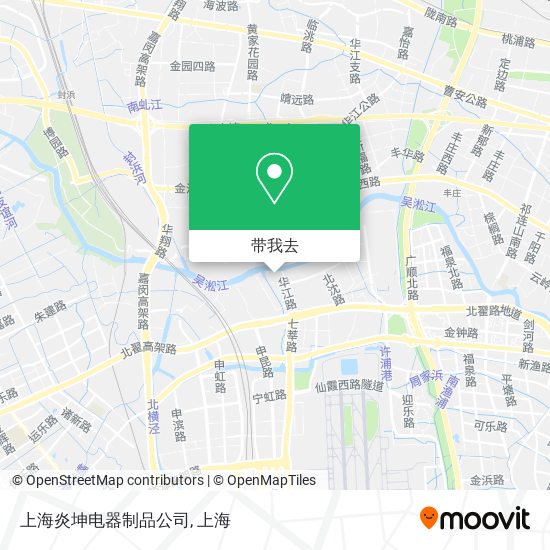 上海炎坤电器制品公司地图