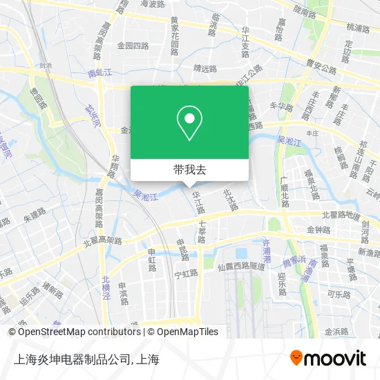 上海炎坤电器制品公司地图