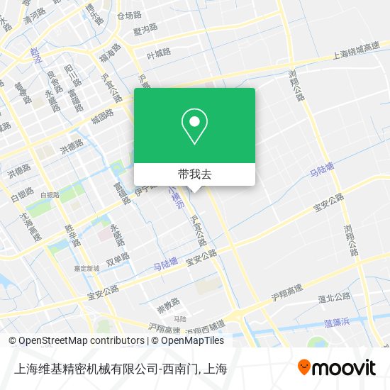 上海维基精密机械有限公司-西南门地图