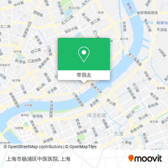 上海市杨浦区中医医院地图