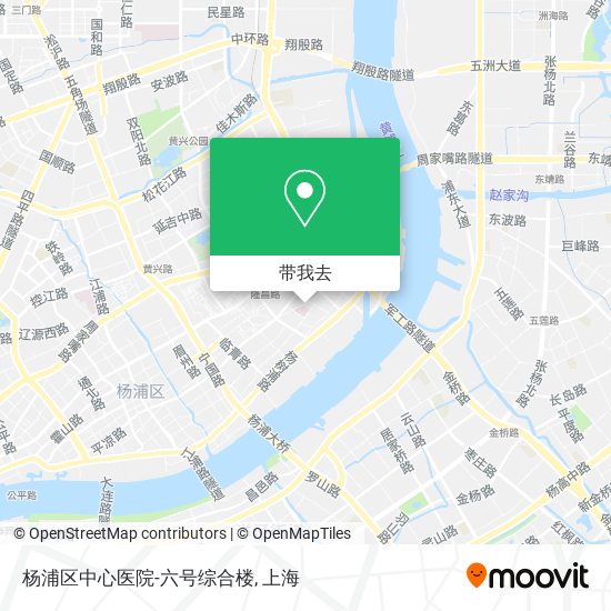 杨浦区中心医院-六号综合楼地图