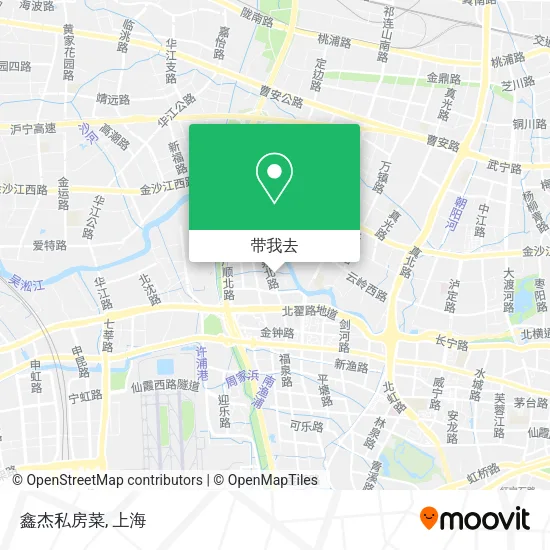 鑫杰私房菜地图