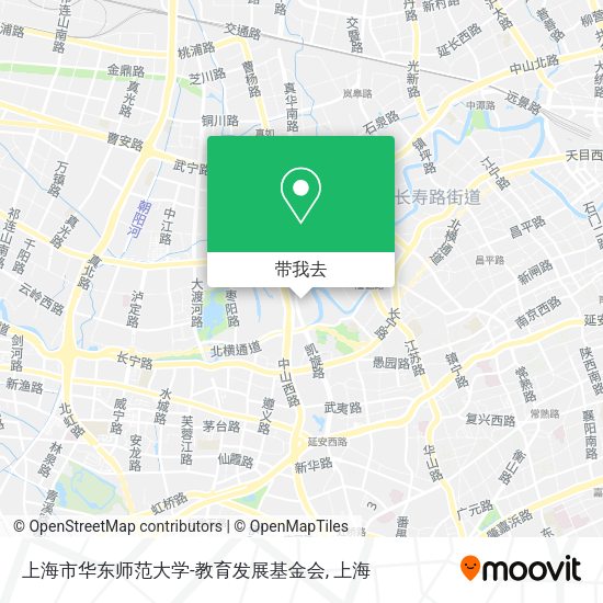 上海市华东师范大学-教育发展基金会地图