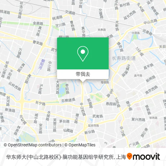华东师大(中山北路校区)-脑功能基因组学研究所地图