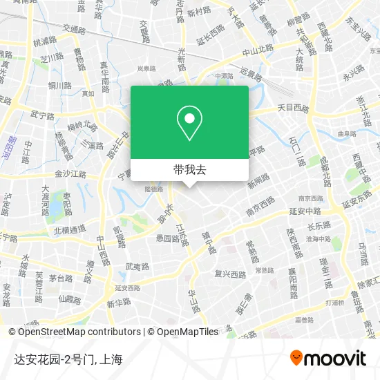 达安花园-2号门地图
