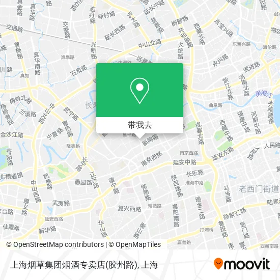 上海烟草集团烟酒专卖店(胶州路)地图