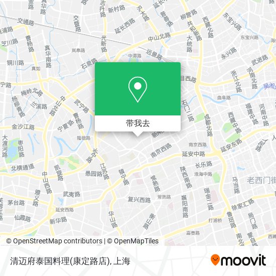 清迈府泰国料理(康定路店)地图