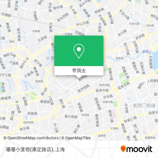 珊珊小笼馆(康定路店)地图