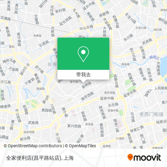 全家便利店(昌平路站店)地图