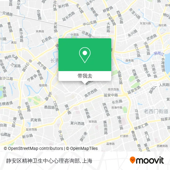 静安区精神卫生中心心理咨询部地图