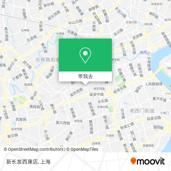 新长发西康店地图