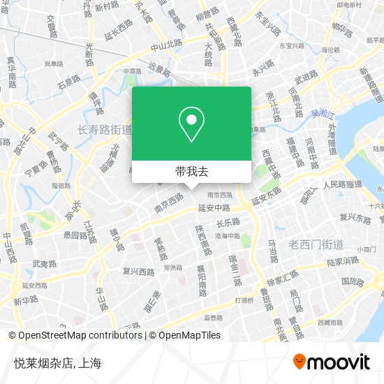 悦莱烟杂店地图
