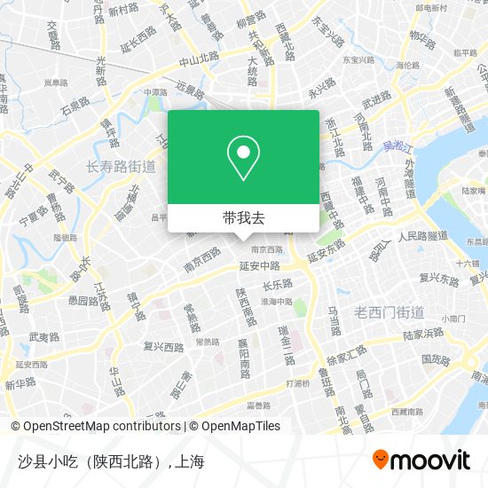 沙县小吃（陕西北路）地图
