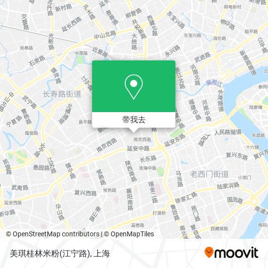 美琪桂林米粉(江宁路)地图