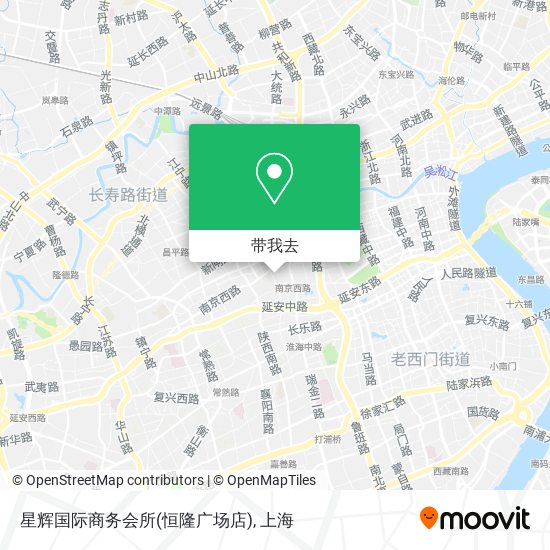 星辉国际商务会所(恒隆广场店)地图