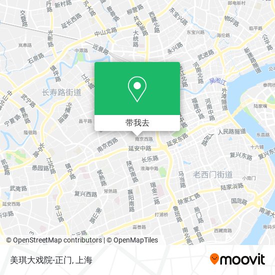 美琪大戏院-正门地图
