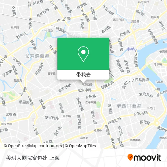 美琪大剧院寄包处地图