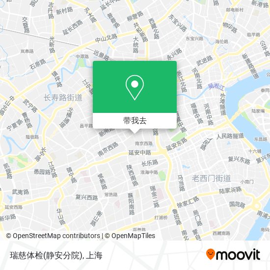 瑞慈体检(静安分院)地图