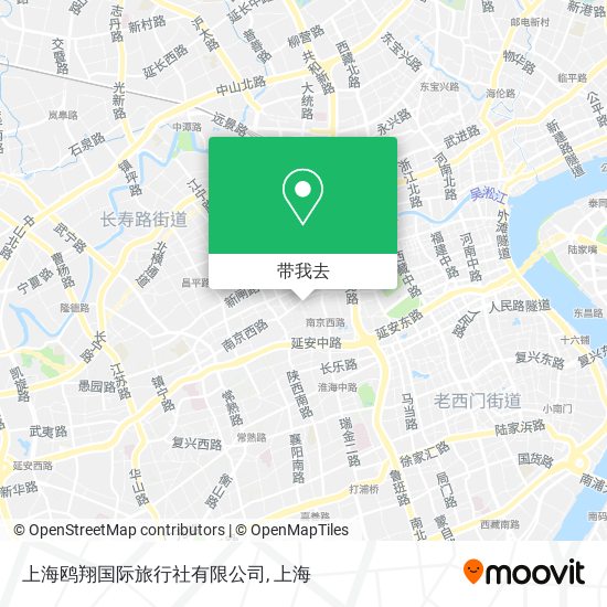 上海鸥翔国际旅行社有限公司地图