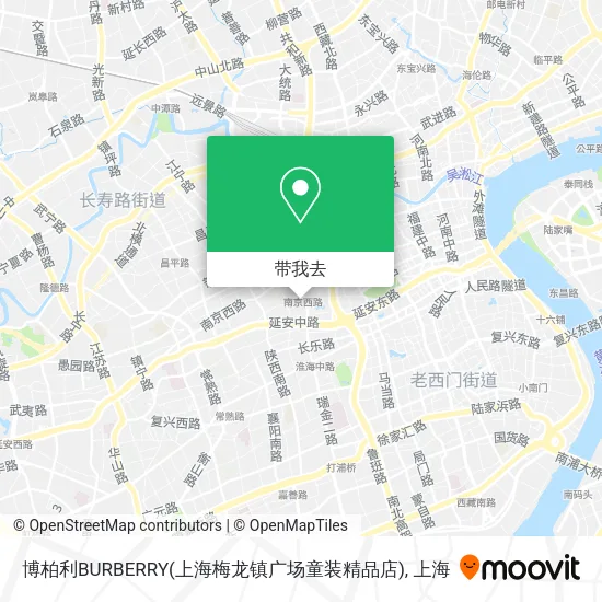 博柏利BURBERRY(上海梅龙镇广场童装精品店)地图