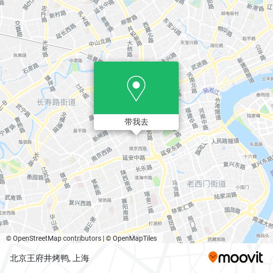 北京王府井烤鸭地图