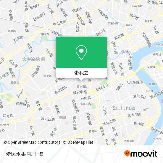 爱民水果店地图