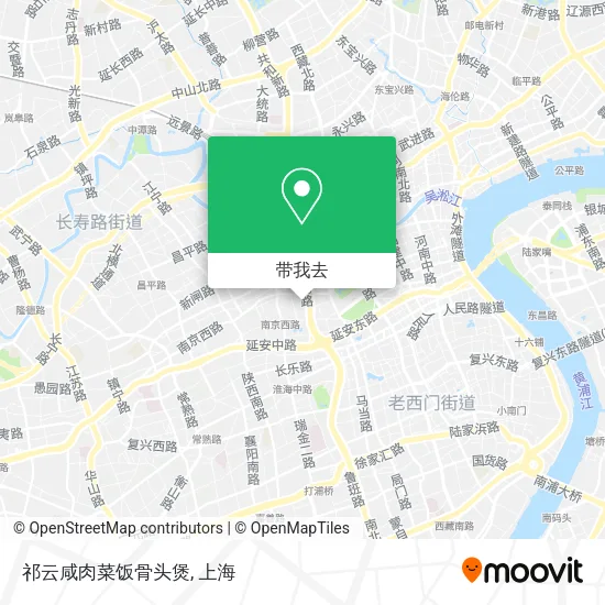 祁云咸肉菜饭骨头煲地图