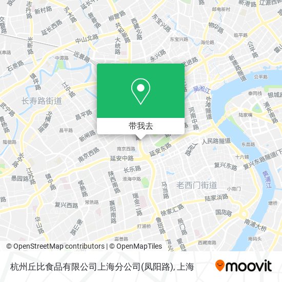 杭州丘比食品有限公司上海分公司(凤阳路)地图