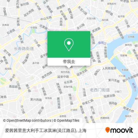 爱茜茜里意大利手工冰淇淋(吴江路店)地图