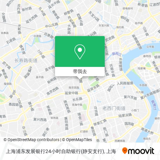 上海浦东发展银行24小时自助银行(静安支行)地图