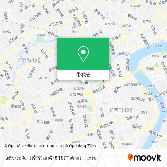 藏珑云海（南京西路/818广场店）地图