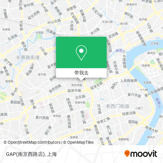 GAP(南京西路店)地图