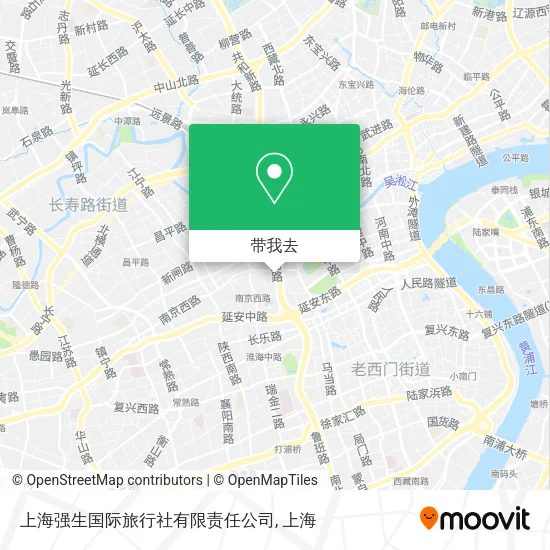 上海强生国际旅行社有限责任公司地图