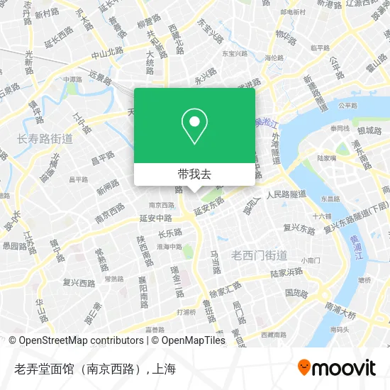 老弄堂面馆（南京西路）地图