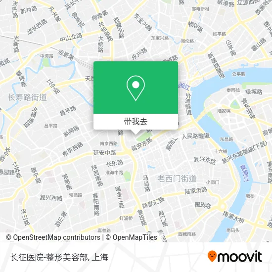 长征医院-整形美容部地图