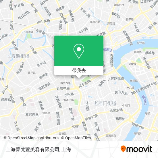上海菁梵萱美容有限公司地图