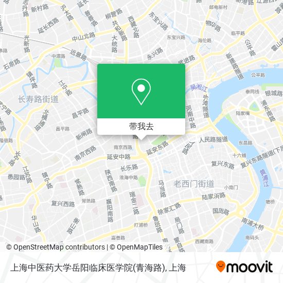 上海中医药大学岳阳临床医学院(青海路)地图